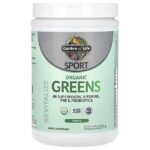 Sport, органическая зелень, оригинальная, 255 г (8,99 унции) — Garden of Life
