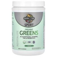 Sport, органическая зелень, оригинальная, 255 г (8,99 унции) — Garden of Life