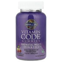 Vitamin Code®, жевательные мультивитамины для беременных с железом и фолатом, вишневый лимонад, 90 жевательных таблеток — Garden of Life
