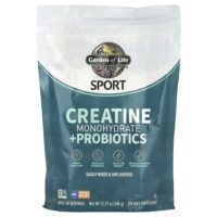 Sport, моногидрат креатина и пробиотиков, без добавок, 348 г (12,27 унции) — Garden of Life