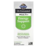 Компания Dr. Formated Multi +, Energy Support, 30 капсул — Garden of Life