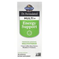 Компания Dr. Formated Multi +, Energy Support, 30 капсул — Garden of Life