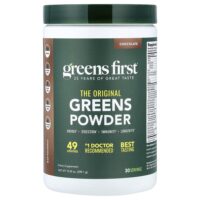 порошок с зеленью, с шоколадным вкусом, 299,1 г (10,55 унции) — Greens First