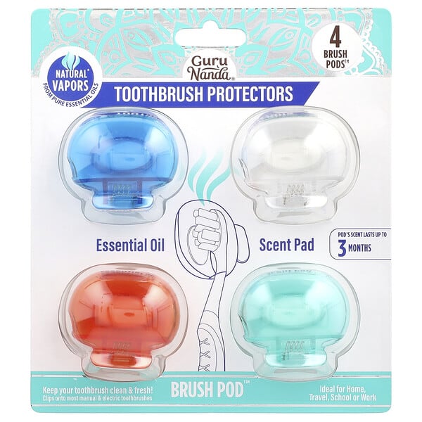 gru08519_v_3.jpg Toothbrush Protectors, 4 Brush Pods — GuruNanda