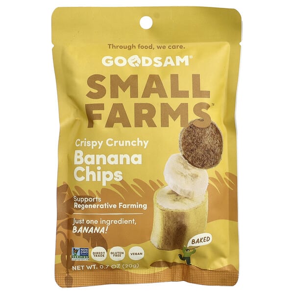 gsa33361_v_4.jpg Crystal Farms™, хрустящие чипсы, со вкусом банана, 20 г (0,7 унции) — GoodSam
