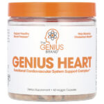 Genius Heart, 60 растительных капсул — The Genius Brand