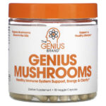 Genius Mushrooms, 90 растительных капсул — The Genius Brand