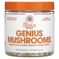 Genius Mushrooms, 90 растительных капсул — The Genius Brand
