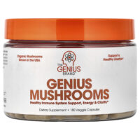 Genius Mushrooms, 180 растительных капсул — The Genius Brand