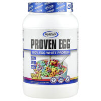 Proven Egg™, 100% протеин из яичного белка, фруктовые хлопья, 900 г (2 фунта) — Gaspari Nutrition