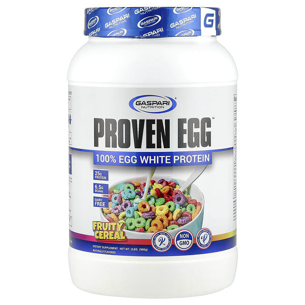 gsn00012_v_8.jpg Proven Egg™, 100% протеин из яичного белка, фруктовые хлопья, 900 г (2 фунта) — Gaspari Nutrition