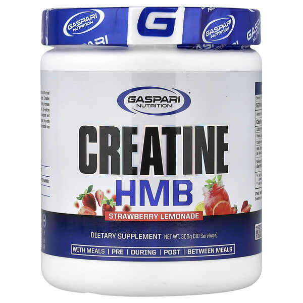 gsn00187_v_9.jpg креатин HMB, со вкусом клубничного лимонада, 300 г — Gaspari Nutrition