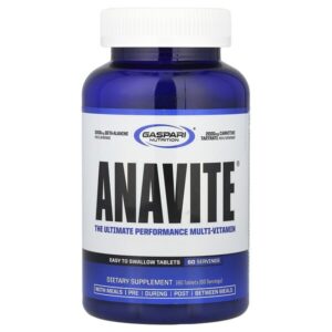 ANAVITE, мультивитамины для максимальной работоспособности, 180 таблеток — Gaspari Nutrition