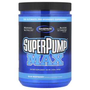 SuperPump™ Max, голубая малина, 640 г (1,41 фунта) — Gaspari Nutrition