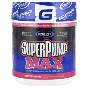 SuperPump™ Max, арбуз, 640 г (1,41 фунта) — Gaspari Nutrition