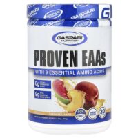 Proven EAAs™ с 9 незаменимыми аминокислотами, со вкусом гуавы и нектарина, 390 г (13,75 унции) — Gaspari Nutrition