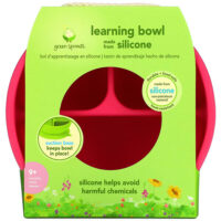 Learning Bowl, для детей от 9 месяцев, розовый, 1 чашка — Green Sprouts