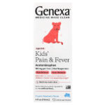 Kids 'Pain & Fever, для детей 2–11 лет, органическая голубика, 160 мг, 118 мл (4 жидк. Унции) — Genexa
