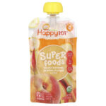 Happy Tot, суперфуды, этап 4, бананы, персики, манго и чиа, 120 г (4,22 унции) — Happy Family Organics