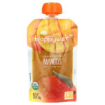 Happy Baby®, органическое детское питание, этап 1, манго, 99 г (3,5 унции) — Happy Family Organics