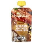 Happy Baby®, органическая курица, для детей от 7 месяцев, овощи и киноа, 99 г (3,5 унции) — Happy Family Organics