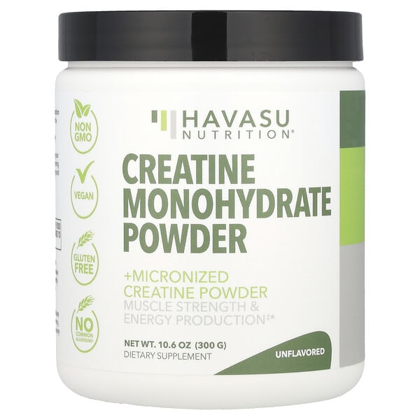 hav01709_v_8.jpg Моногидрат креатина, без добавок, 300 г (10,06 унции) — Havasu Nutrition