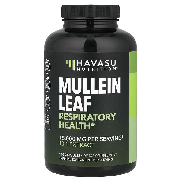hav01716_v_8.jpg листья коровяка, 180 капсул (500 мг в 1 капсуле) — Havasu Nutrition