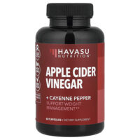 Яблочный уксус + кайенский перец, 60 капсул — Havasu Nutrition