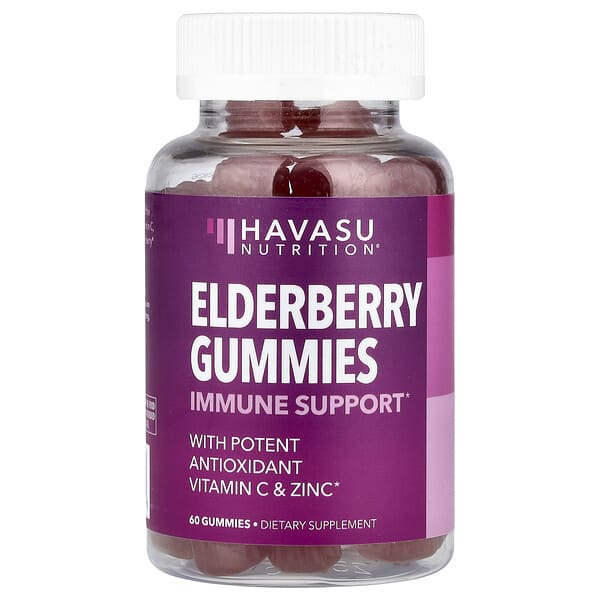 hav46409_v_90.jpg жевательные мармеладки с бузиной, 60 шт. — Havasu Nutrition
