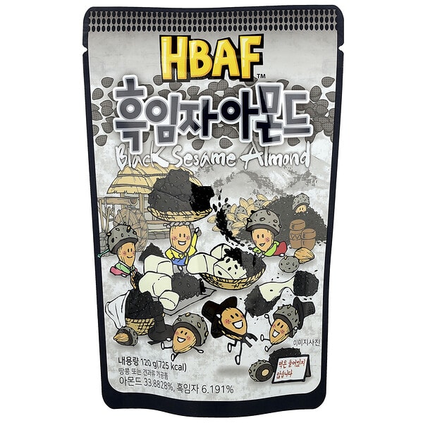 hbf94508_v_2.jpg Черный кунжут и миндаль, 120 г (4,23 унции) — HBAF