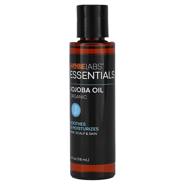 hbl01007_v_21.jpg Essentials, органическое масло жожоба, 118 мл (4 жидк. унции) — Hobe Labs