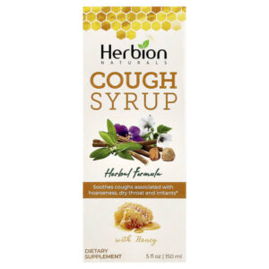 Сироп от кашля с медом, без спирта, 150 мл (5 жидк. унц.) — Herbion Naturals