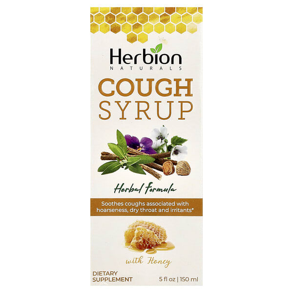 hbn17492_v_48.jpg Сироп от кашля с медом, без спирта, 150 мл (5 жидк. унц.) — Herbion Naturals