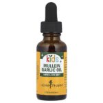 Ушное масло, коровяк/чеснок, 1 жидкая унция (30 мл) — Herb Pharm
