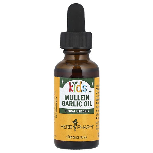 hbp01509_v_37.jpg Ушное масло, коровяк/чеснок, 1 жидкая унция (30 мл) — Herb Pharm