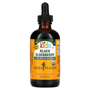 чёрная бузина для детей, без спирта, 120 мл — Herb Pharm