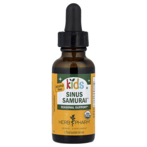 Kid's Sinus Samurai, без спирта, 30 мл (1 жидк. унц.) — Herb Pharm