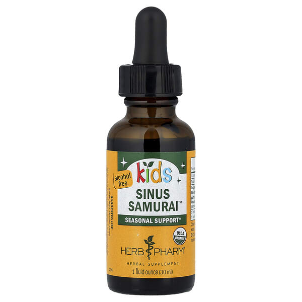 hbp03063_v_37.jpg Kid's Sinus Samurai, без спирта, 30 мл (1 жидк. унц.) — Herb Pharm