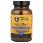 Mushroom Wellness™, смесь из львиной гривы и рейши, 90 вегетарианских капсул — Herb Pharm