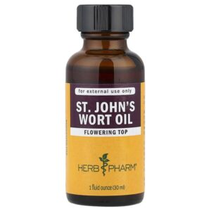 Масло зверобоя, 1 жидкая унция (30 мл) — Herb Pharm