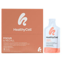 Focus & Recall, персиковый ананас, 30 гелевых пакетиков по 25 мл (0,84 жидк. Унции) — HealthyCell