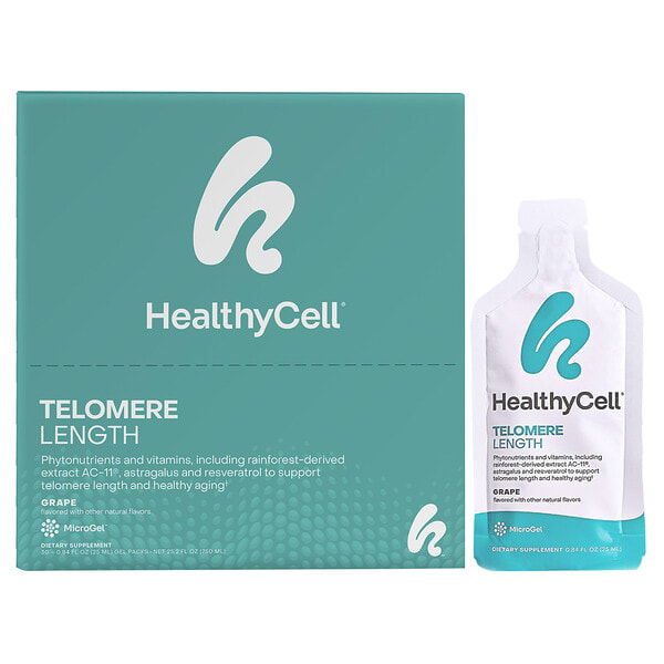 hcl00483_v_20.jpg Telomere Length, виноград, пакетики из 30 гелей по 25 мл (0,84 жидк. Унции) — HealthyCell