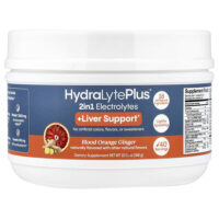HydraLyte Plus® для поддержки печени, красный апельсин и имбирь, 368 г (12,98 унции) — Hydralyte