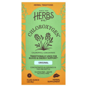 ChlorOxygen®, концентрат хлорофилла, без спирта, 30 мл (1 жидк. унция) — Herbs Etc.