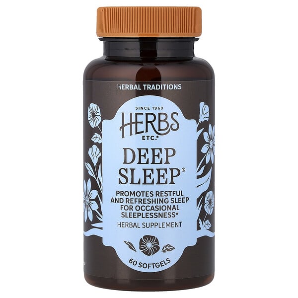 hec50306_v_64.jpg Deep Sleep®, 60 капсул (400 мг в каждой) — Herbs Etc.