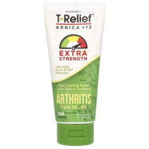 T-Relief, Arnica +12, крем для облегчения боли при артрите, 85 г (3 унции) — MediNatura