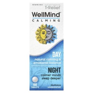 WellMind Calming Tablets, для снятия напряжения, 100 таблеток — MediNatura