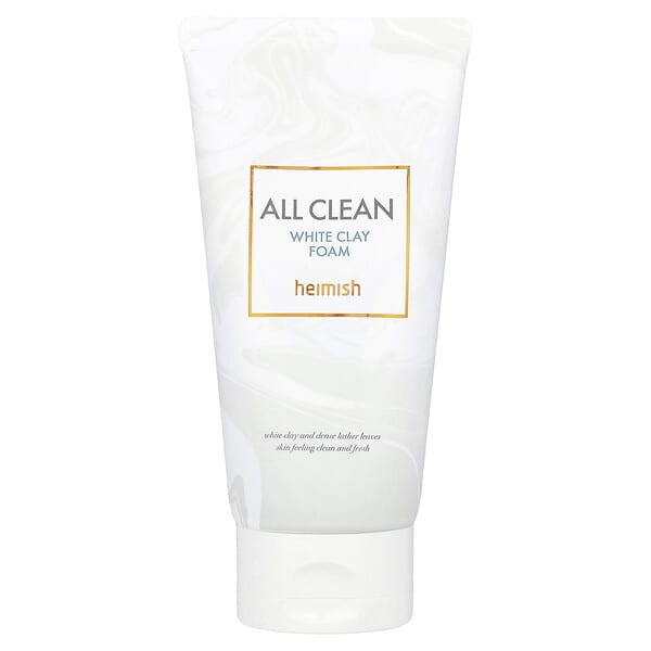 hei76054_v_35.jpg All Clean, пенка из белой глины, 150 г (5,29 унции) — Heimish