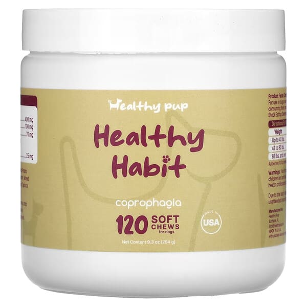hep70576_v_16.jpg Healthy Pup, Healthy Habit, для собак, 120 жевательных таблеток, 284 г (9,3 унции)