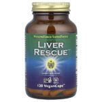 Liver Rescue, препарат для печени, версия 6, 120 веганских капсул VeganCaps — HealthForce Superfoods